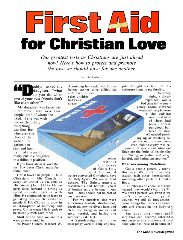 First Aid for Christian Love