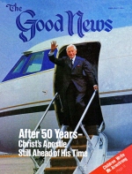 Questions & Answers
Good News Magazine
June-July 1981
Volume: Vol XXVIII, No. 6
Issue: ISSN 0432-0816