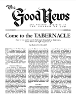 Come to the TABERNACLE
Good News Magazine
August 1953
Volume: Vol III, No. 7
