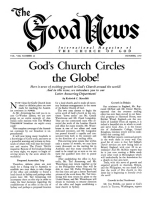 God's Church Circles the Globe!
Good News Magazine
October 1959
Volume: Vol VIII, No. 10