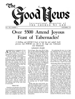 Over 5500 Attend Joyous Feast of Tabernacles!
Good News Magazine
November 1959
Volume: Vol VIII, No. 11