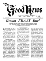 Is This YOUR Weak Point?
Good News Magazine
November 1960
Volume: Vol IX, No. 11