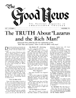 Here's How YOU Can Afford to Attend Gods Festivals
Good News Magazine
December 1951
Volume: Vol I, No. 4