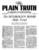 Plain Truth Magazine
March 1950
Volume: Vol XV, No.2
Issue: 