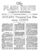 Plain Truth Magazine
May-June 1941
Volume: Vol VI, No.1
Issue: 