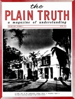 WHY PROPHECY?
Plain Truth Magazine
June 1960
Volume: Vol XXV, No.6
Issue: 