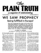 Plain Truth Magazine
November-December 1954
Volume: Vol XIX, No.9
Issue: 