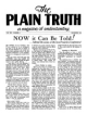 Plain Truth Magazine
December 1948
Volume: Vol XIII, No.6
Issue: 