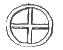 Cross Cake Emblem from Egyptian Monuments