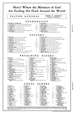 Worldwide Church of God - Distribution of Manpower 1965