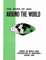 Worldwide Church of God - Distribution of Manpower 1966