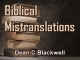 Biblical Mistranslations