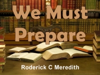 Listen to  We Must Prepare
