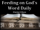 Feeding on God's Word Daily