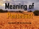 Meaning of Pentecost