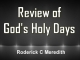 Review of God's Holy Days