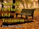 Sabbath In The Old Testament