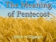 The Meaning of Pentecost