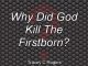 Why Did God Kill The Firstborn?