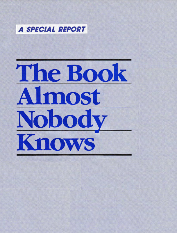 The Book Almost Nobody Knows
