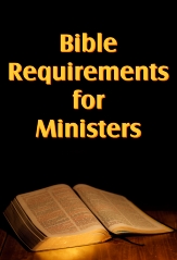 Bible Requirements for Ministers