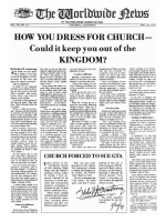 How You Dress For Church - Could it keep you out of the Kingdom?